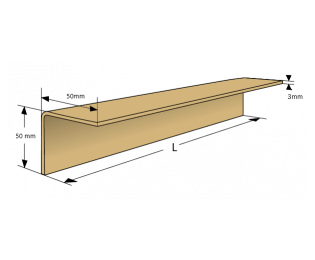 Kantenschutz 50/50 x 3 mm